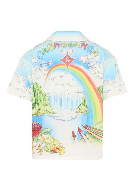 Camicia con stampa CASABLANCA KIDS | KSP26SH18002ALOHA